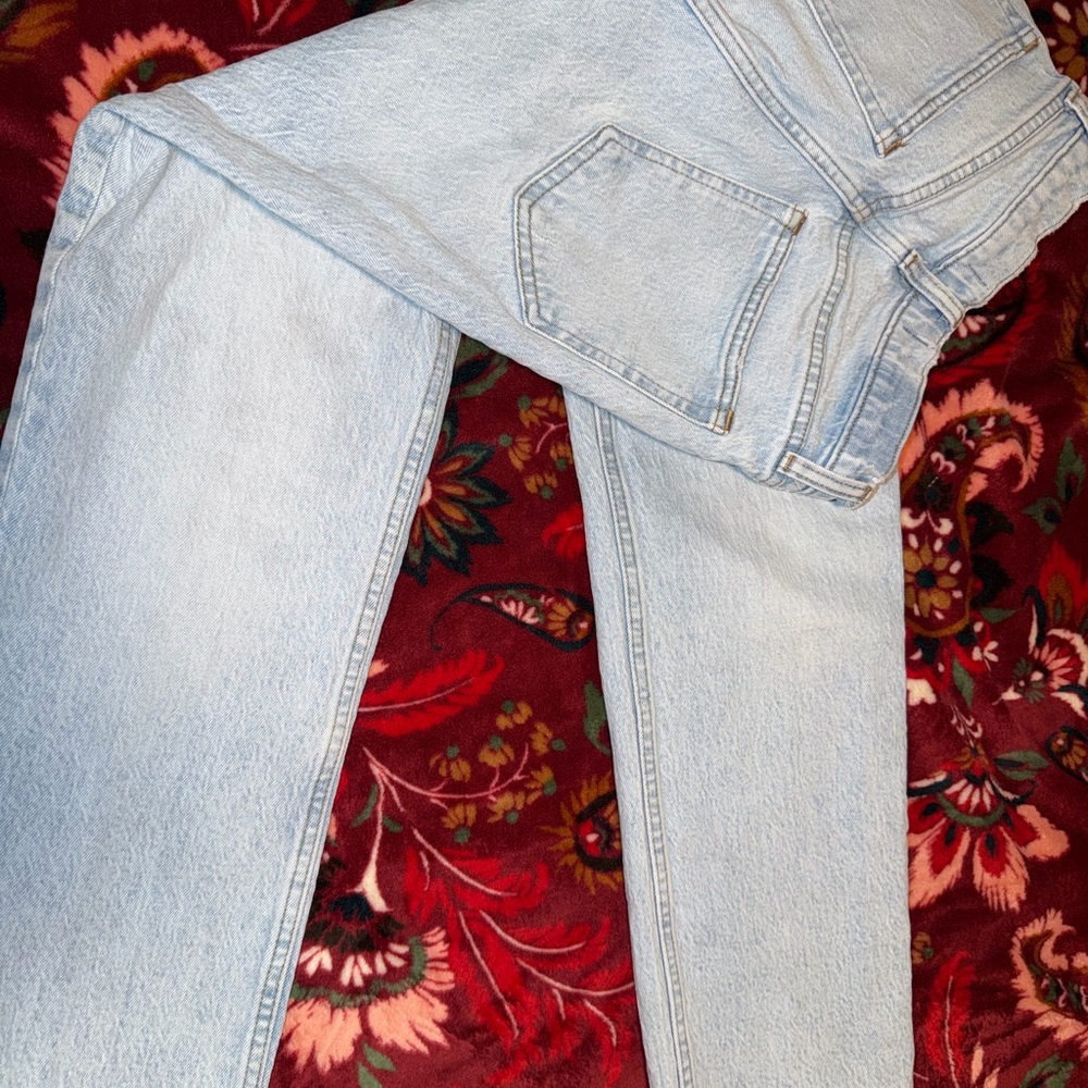 Abercrombie & Fitch Light Blue Ultra High Rise Jeans